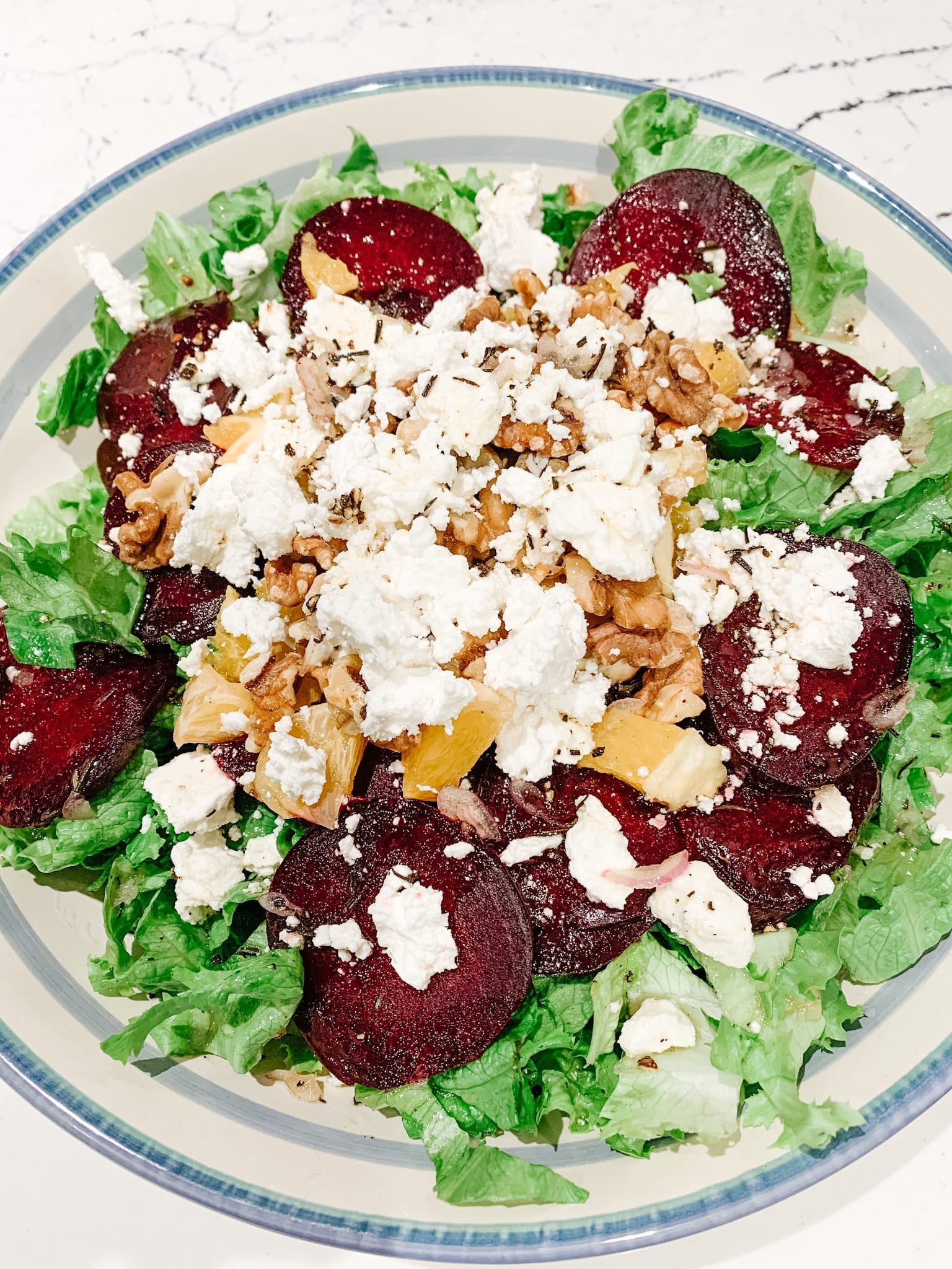 Beet salad healthy lifestyle recipe for Kelowna