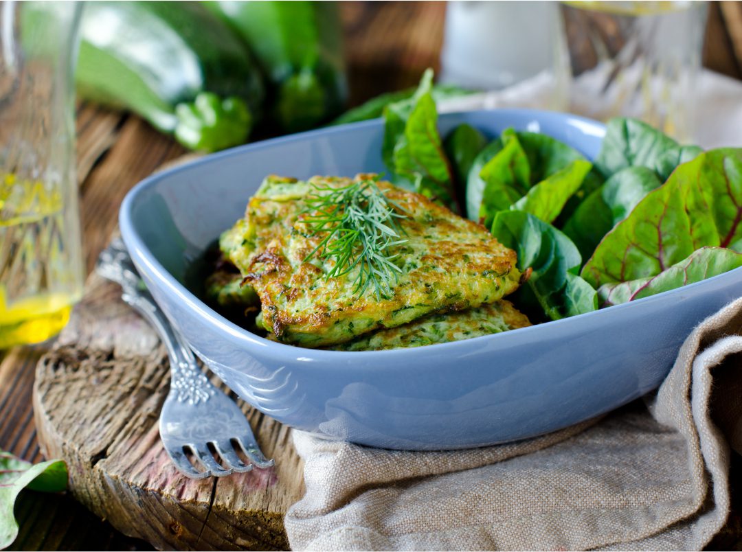 Crispy Golden Brown Zucchini & Broccoli Fritters Recipe